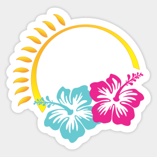 Hibiscus Sticker